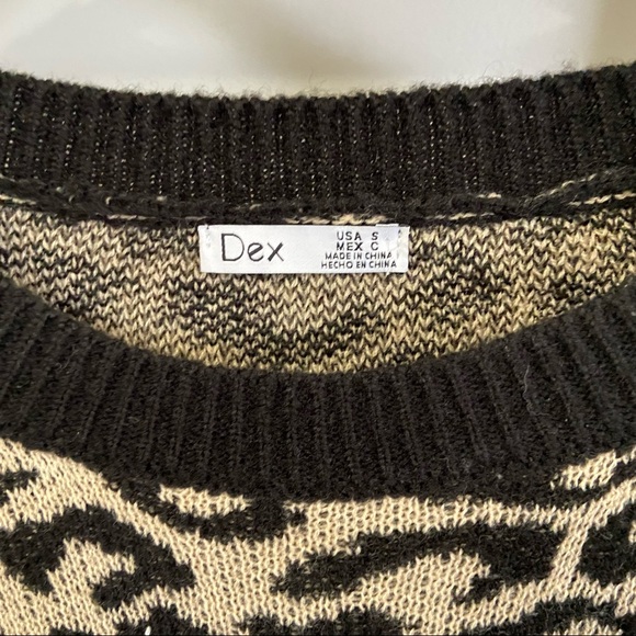 Dex knit crew sweater sz S - Picture 2 of 2